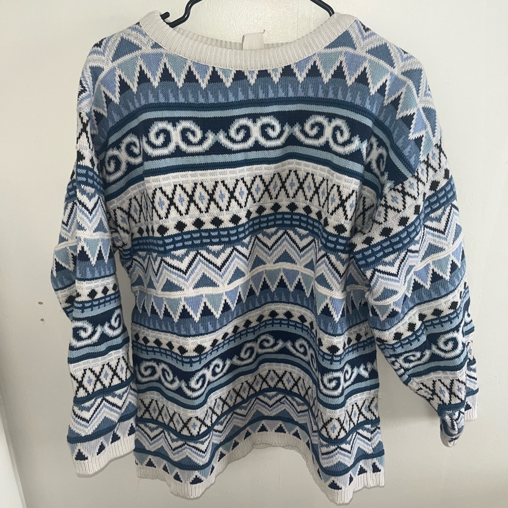 Clifford and Willis Patterned Thick Sweater
